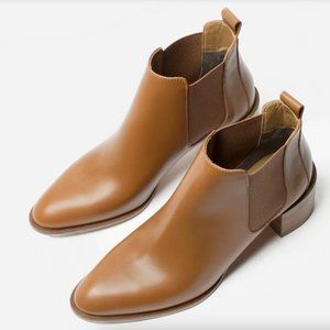 Everlane The Heel Boot - Cognac